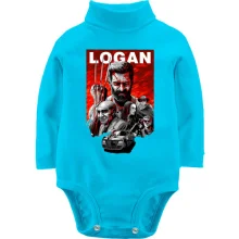 Детское боди с длинным рукавом с постером фильма Логан (Logan)