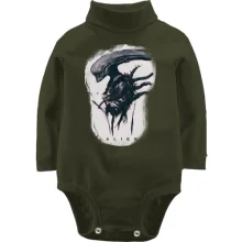 Детское боди с длинным рукавом с Чужим (Alien)