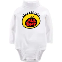 Детское боди с длинным рукавом All That