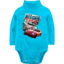 Детское боди с длинным рукавом с Need for Speed Rivals