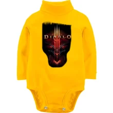 Детское боди с длинным рукавом с Diablo