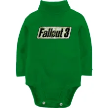 Детское боди с длинным рукавом Fallout 3 с логотипом