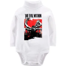 Детское боди с длинным рукавом с обложкой The Evil Within