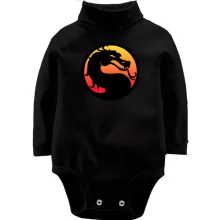 Детское боди с длинным рукавом с логотипом Mortal Kombat