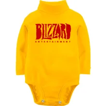 Детское боди с длинным рукавом с логотипом Blizzard
