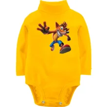 Детское боди с длинным рукавом с Crash Bandicoot 2