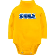 Детское боди с длинным рукавом с логотипом SEGA