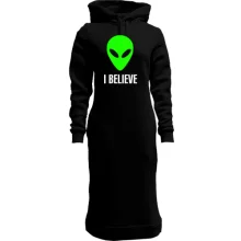 Худи платье I BELIEVE
