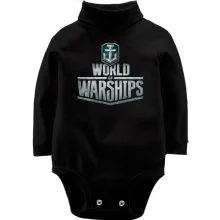 Детское боди с длинным рукавом World of Warships
