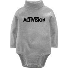 Детское боди с длинным рукавом с логотипом Activision