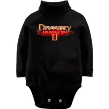 Детское боди с длинным рукавом с постером игры Divinity 2 - Original Sin