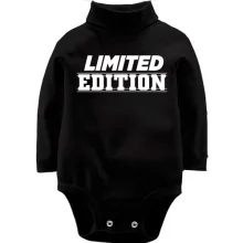 Детское боди с длинным рукавом с надписью "Limited Edition"