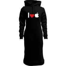 Худі сукня I love apple