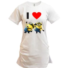 Туника I love minions