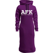 Худи платье AFK Away From Keyboard.