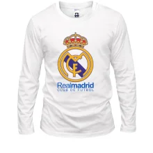 Лонгслів з кольоровою емблемою Real Madrid