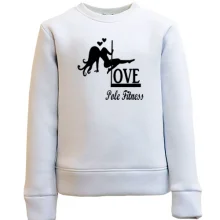 Дитячий світшот Love pole fitness