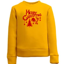 Дитячий світшот з написом "Merry Christmas"