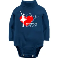 Детское боди с длинным рукавом My belongs to dance