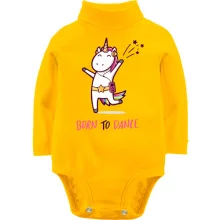 Детское боди с длинным рукавом born to dance