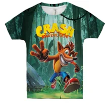 Дитяча 3D футболка Crash Bandicoot