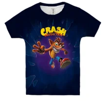 Детская 3D футболка Crash Bandicoot (2)