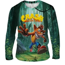 Чоловічий 3D лонгслів Crash Bandicoot