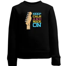 Дитячий світшот Keep Calm and Rock On