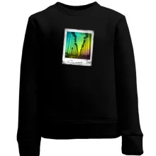 Дитячий світшот Polaroid Summer Time з пальмами