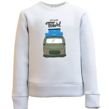 Детский свитшот Lets go Travel