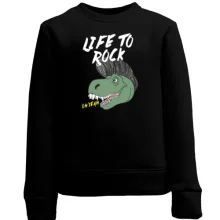 Дитячий світшот Life to rock