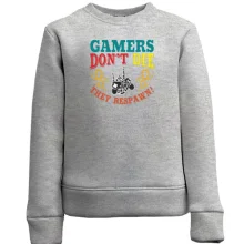 Дитячий світшот Gamers not die