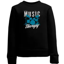 Детский свитшот Music Therapy