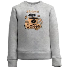Дитячий світшот Enjoy your coffee