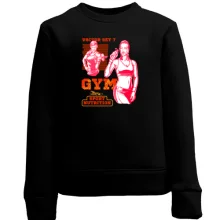 Дитячий світшот з дівчиною в залі GYM