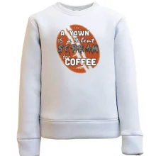 Дитячий світшот Scream coffee