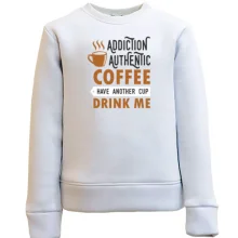 Дитячий світшот Authentic coffee