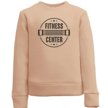 Дитячий світшот з написом "FITNESS CENTER"