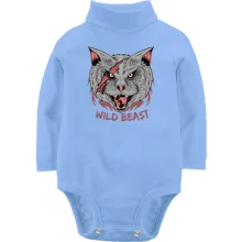 Детское боди с длинным рукавом Wild beast