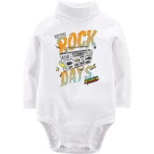 Детское боди с длинным рукавом Rock Days Бум бокс