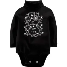 Детское боди с длинным рукавом Music Life Гитара