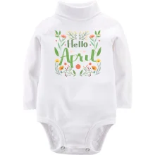 Детское боди с длинным рукавом Hello April Апрель