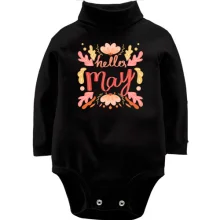 Детское боди с длинным рукавом Hello May Май