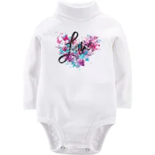 Дитяче боді з довгим рукавом Love Heart Любов Серце