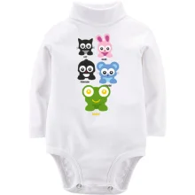 Детское боди с длинным рукавом Baby Animals Зверьки