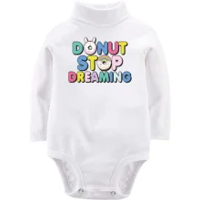 Детское боди с длинным рукавом Donut stop dreaming
