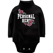 Детское боди с длинным рукавом Personal hero