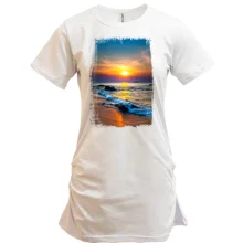 Туника Sunset в рваной рамке
