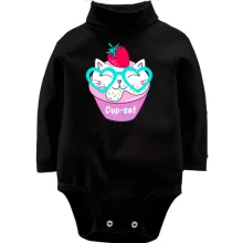 Детское боди с длинным рукавом Cup Cat
