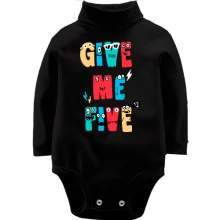 Детское боди с длинным рукавом Give me five